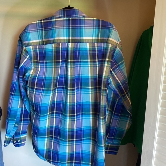 Alan Flusser mans plaid shirt size Medium - Picture 4 of 4